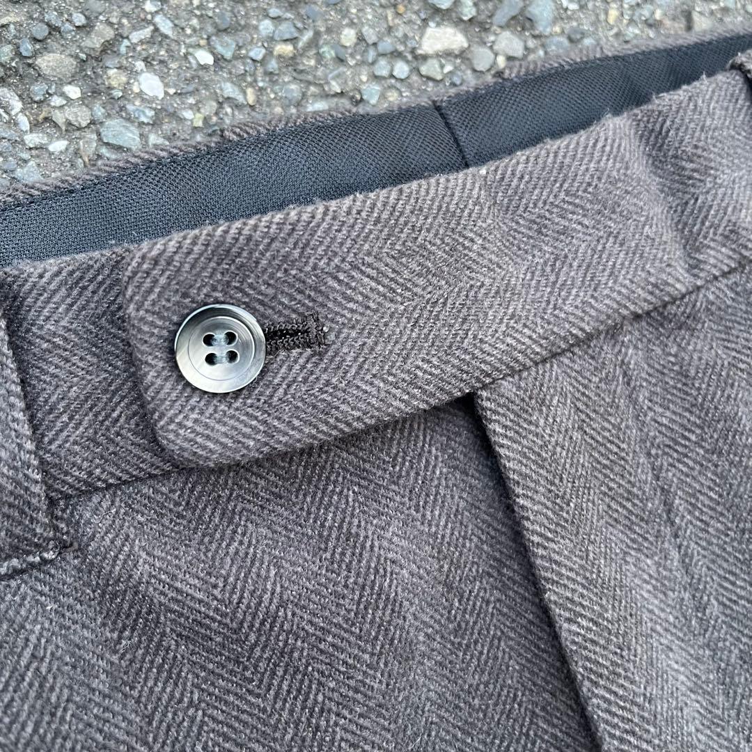 80s 90s Vintage 3タックバギーワイドスラックス ドレープ 34