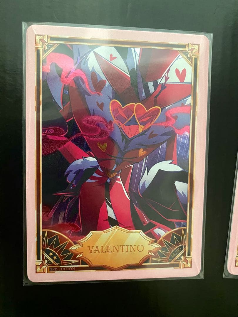 ハズビンホテル ヴァレンティノ 銃 ヴェルベット トレカ foil レア 2nd