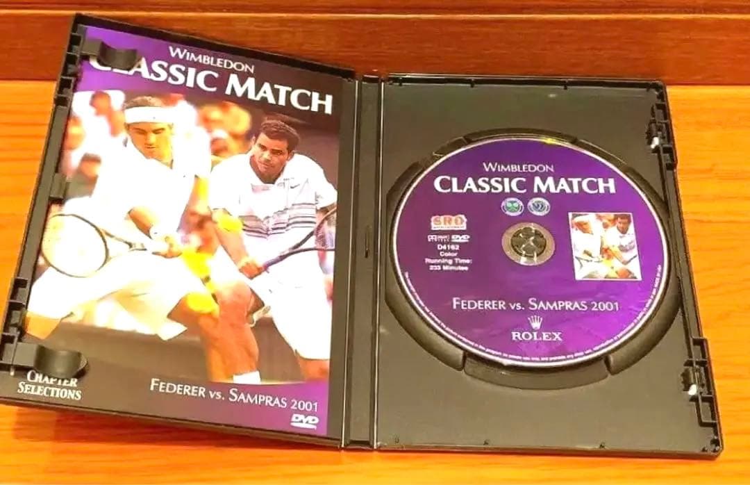DVD Wimbledon Tennis フェデラー vs サンプラス
