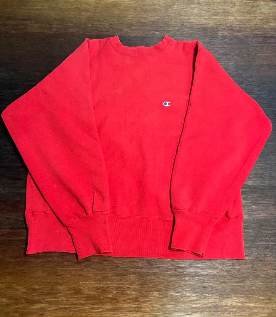 USA製 80s チャンピオン リバースウィーブ トリコタグ レッド L