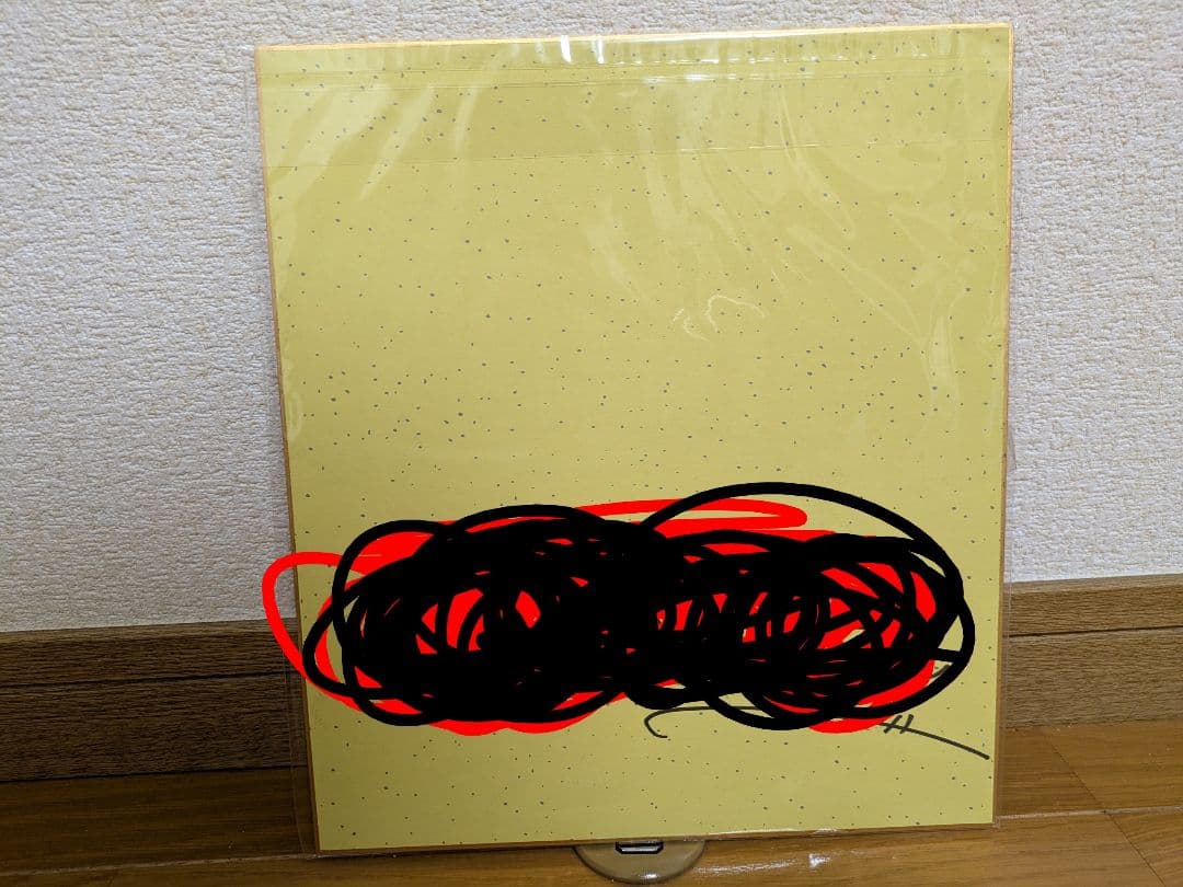 【イベント限定】巻来功士　メタルKサイン入りカラーイラスト色紙 Ⅳ