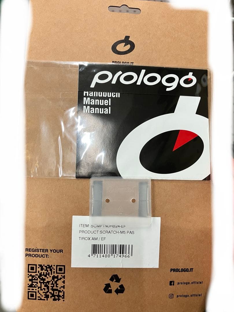 激レア　prologo SCRATCH M5 PAS TIROX EFモデル