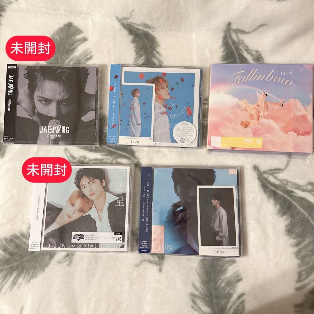 ジェジュンCD(DVD付)【5枚まとめ売り】2枚未開封