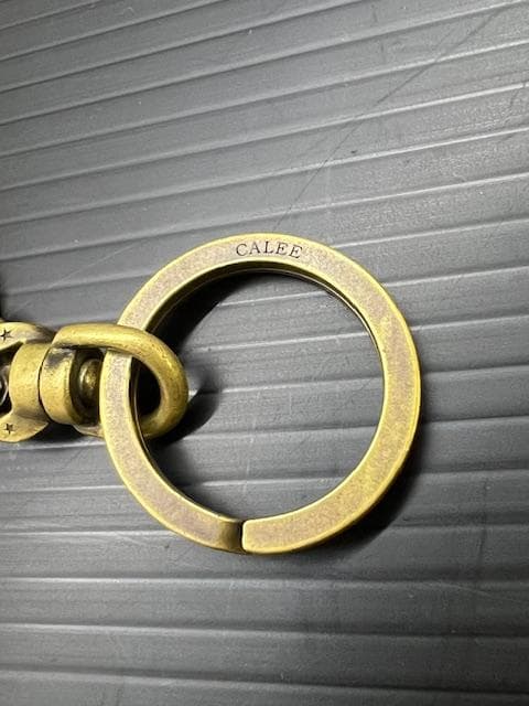 H-68 CALEE キャリー ウォレットチェーン 真鍮 廃盤品 コンチョ