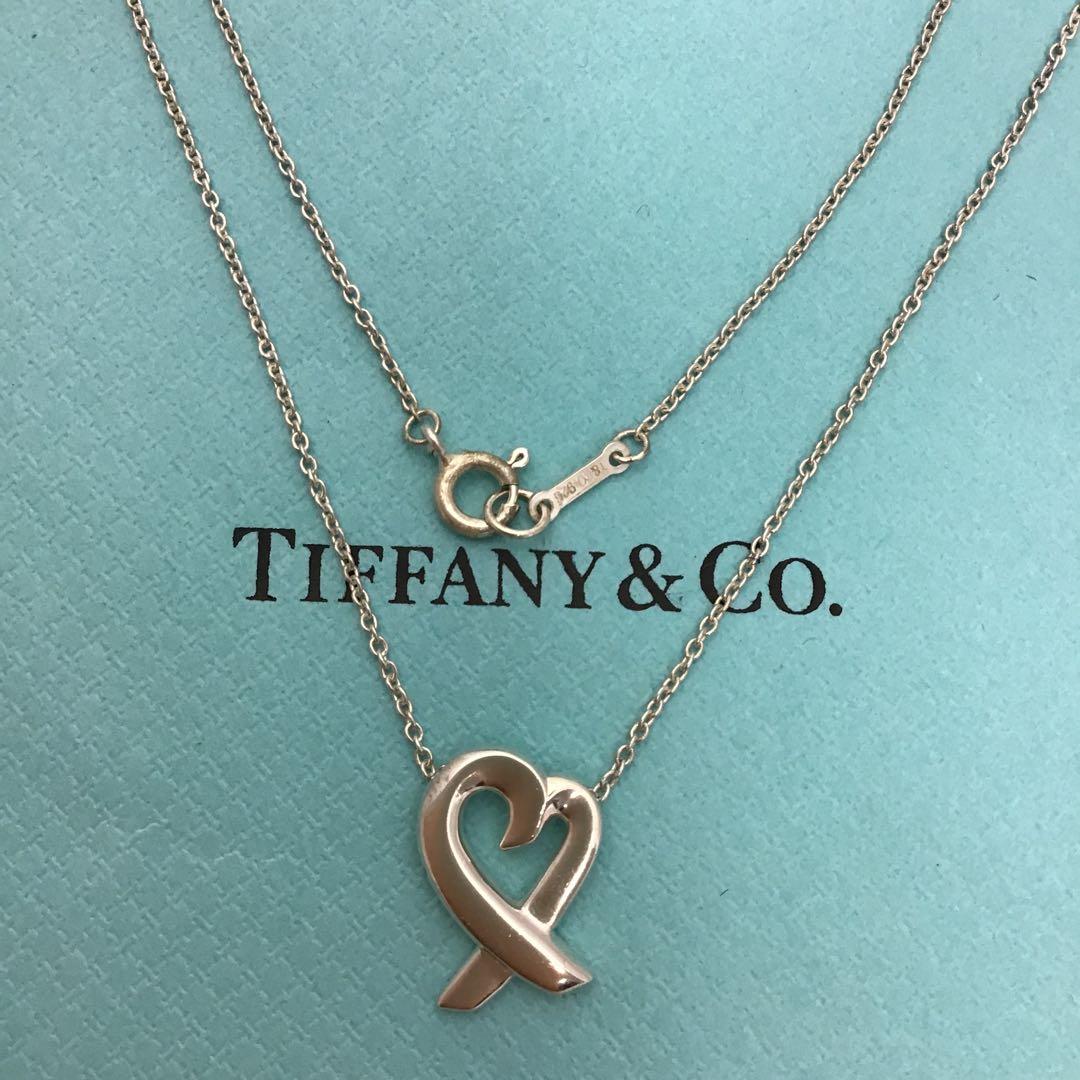 ❣️Tiffany & Co. ❣️パロマピカソ　ラビングハート　シルバーネックレス