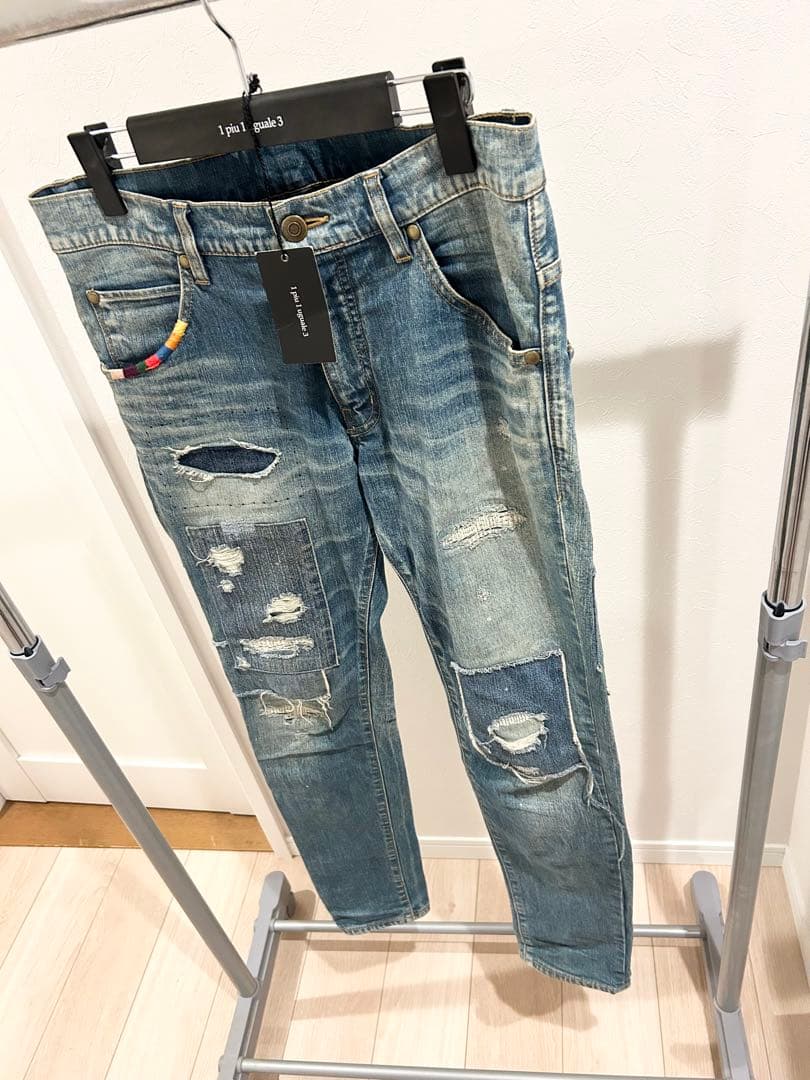 1piu1uguale3 RAINBOW 9TAPERED デニム