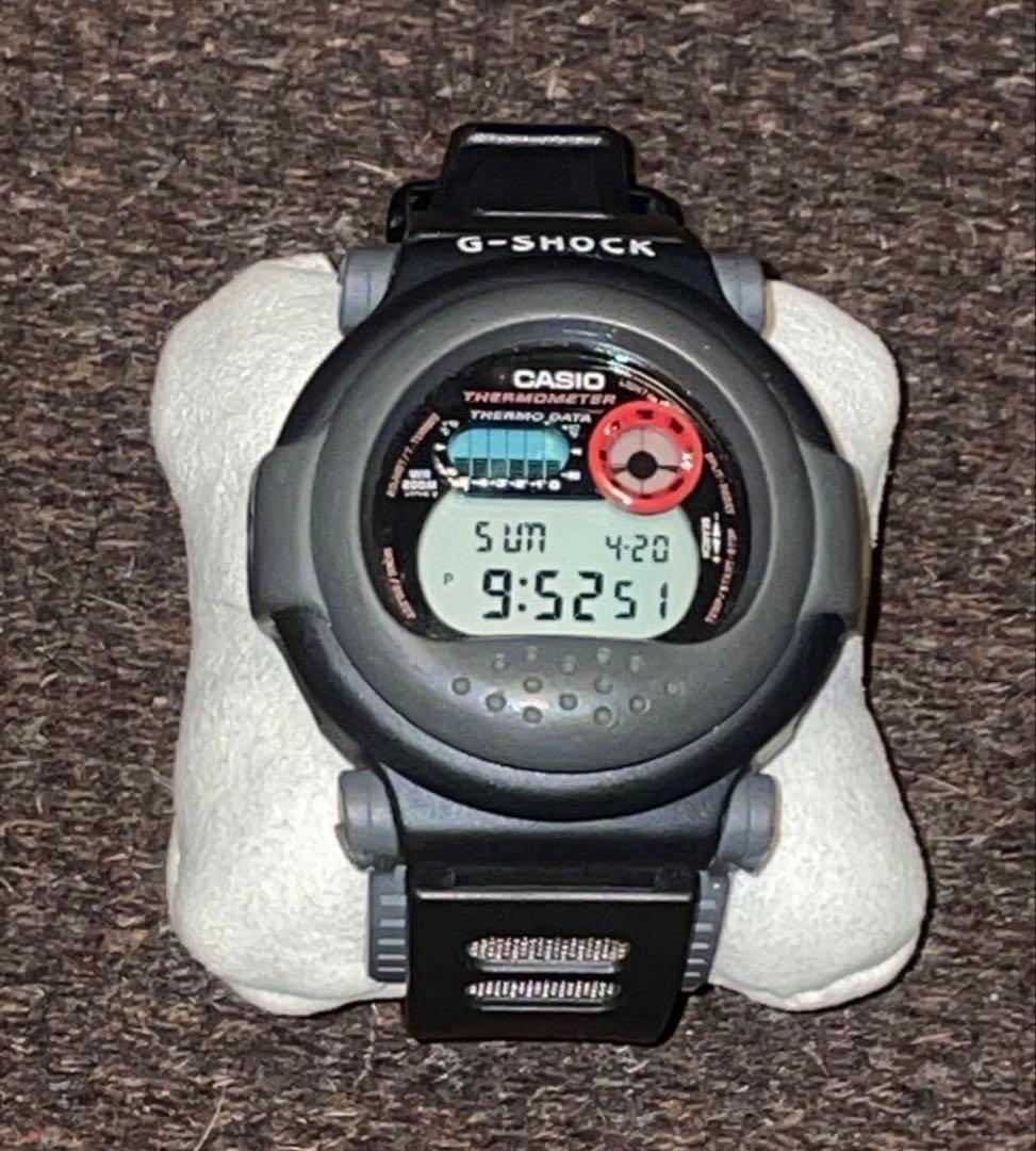 G-SHOCK ジーショック 旧型 DW-001 赤目 ジェイソン BK×GRY