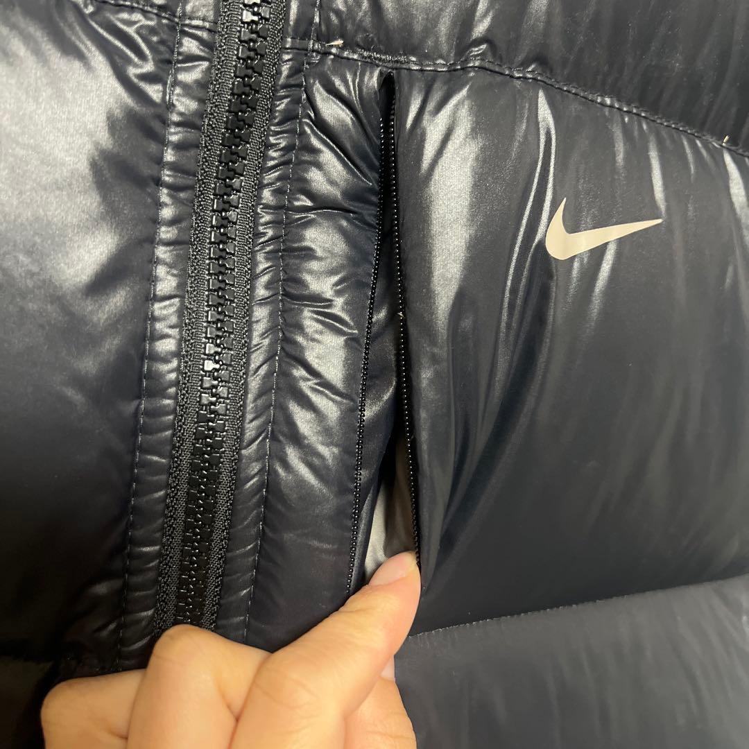 00s y2kナイキ ダウンベスト 550フィル ブラック 黒