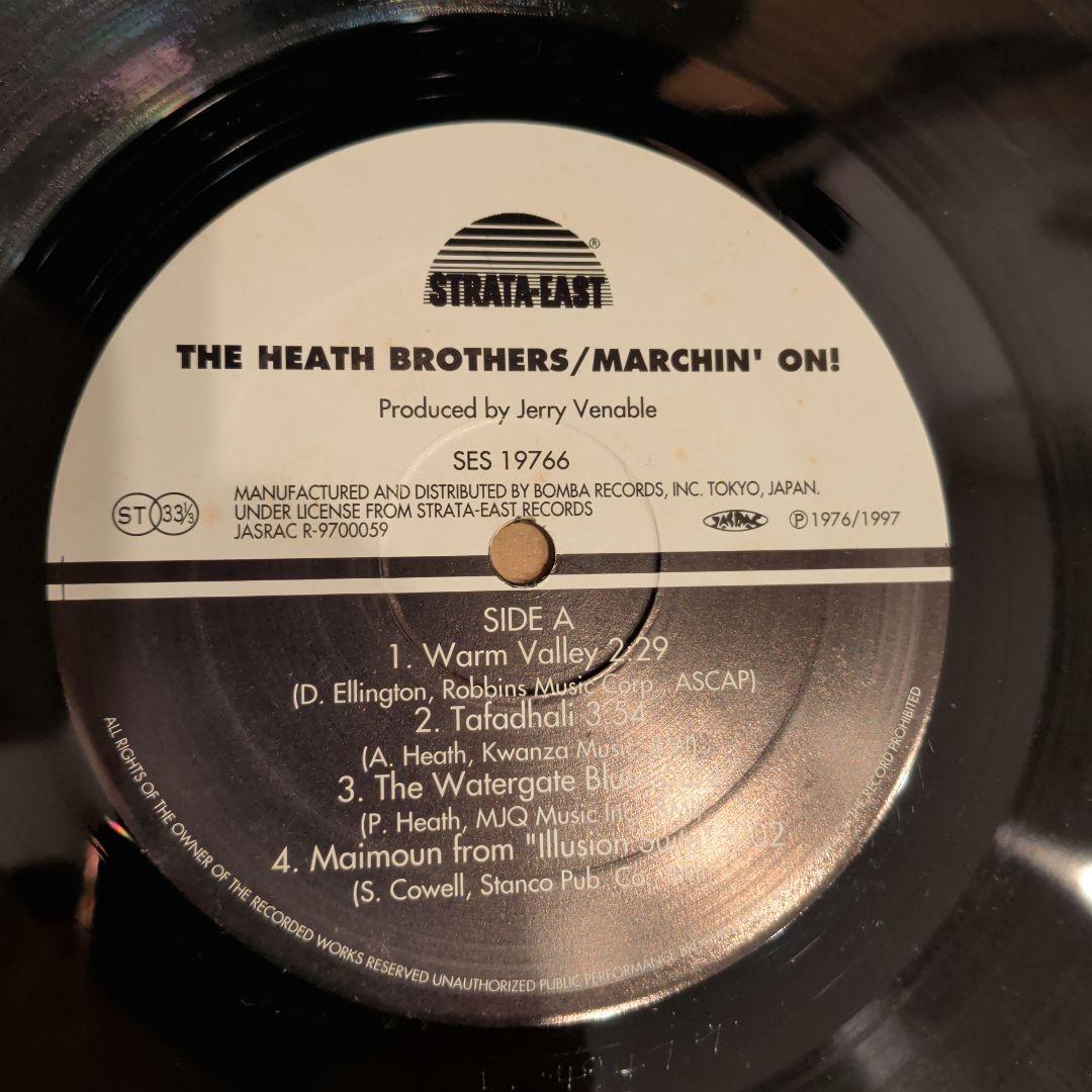 The Heath Brothers Marchin' On! 再発日本盤