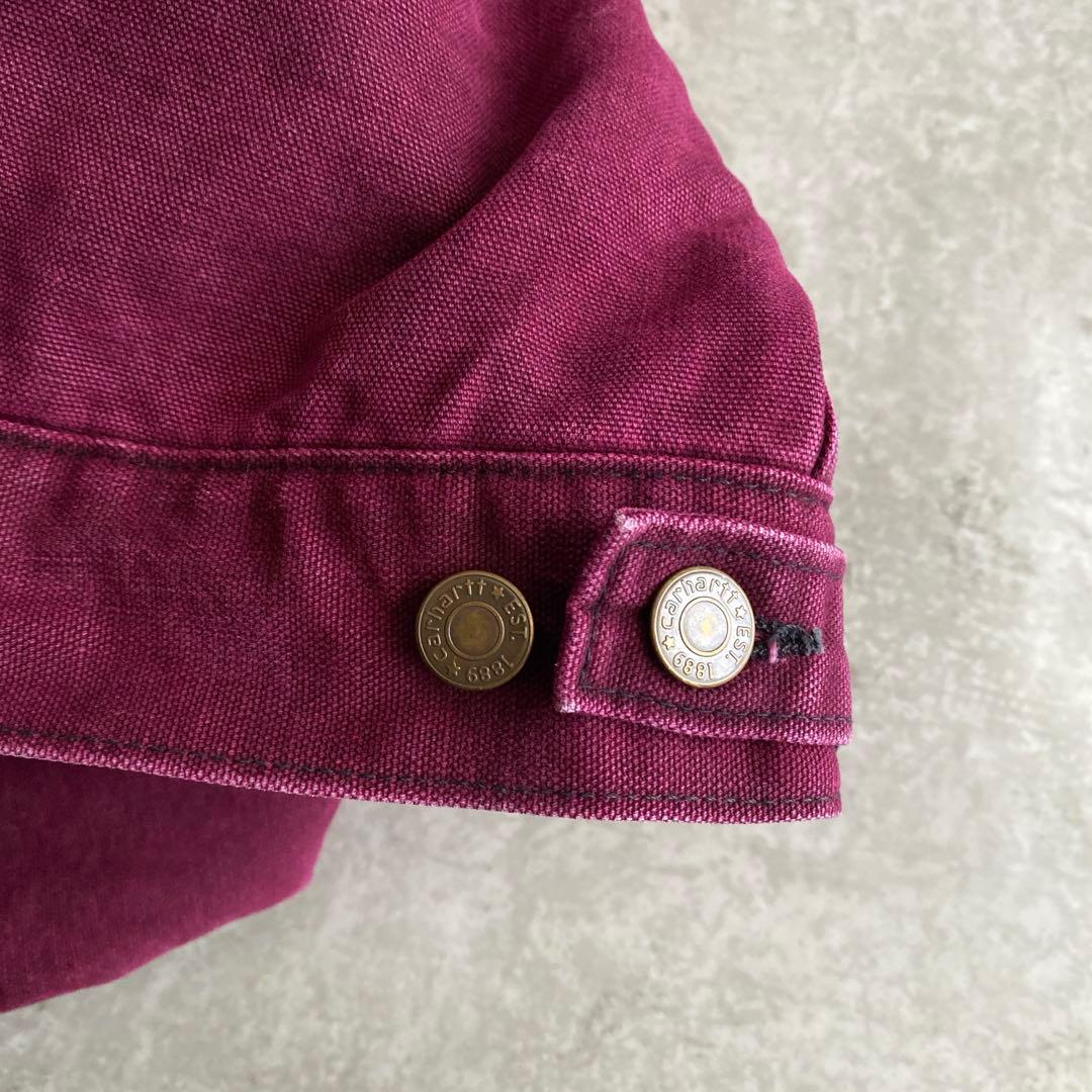 レアカラー 90s カーハート トラッカー ジャケット USA製 XXL ルビー