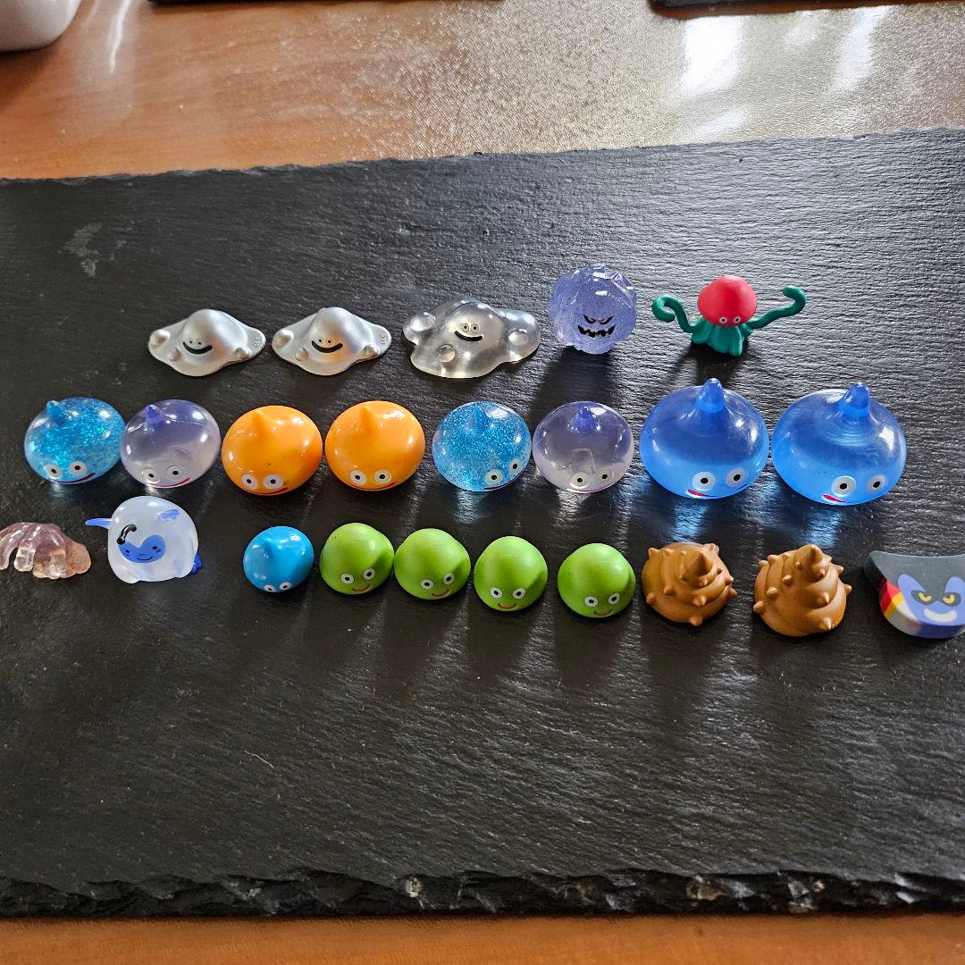 ドラゴンクエスト ミニフィギュア　クリスタル　スライム 大量セット クリア