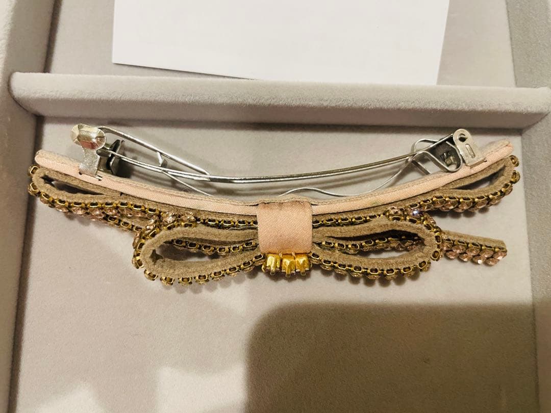 タイムセール！Complex Biz リボン型ヘアバレッタ　ピンク