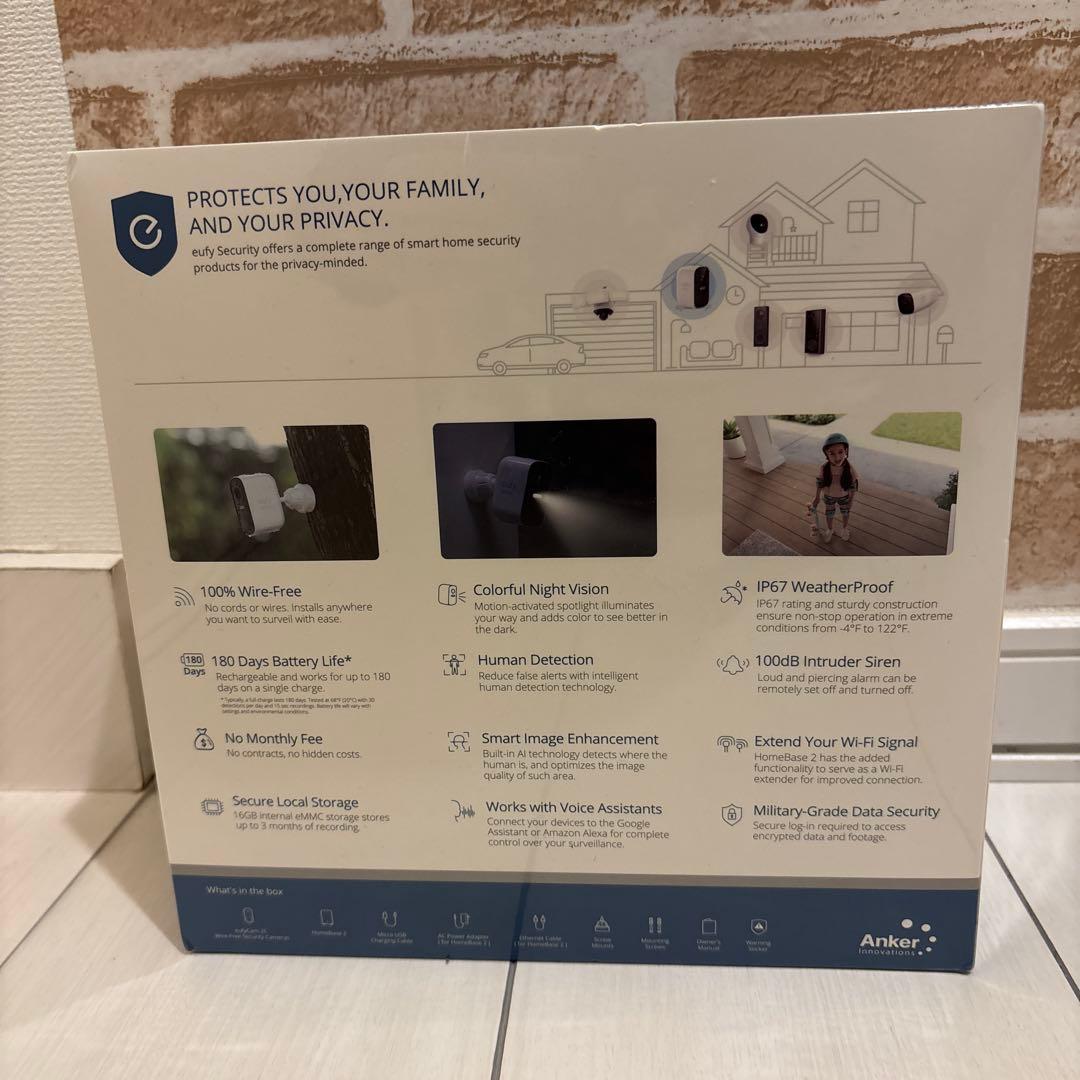 【新品未開封】Anker Eufy Security eufyCam