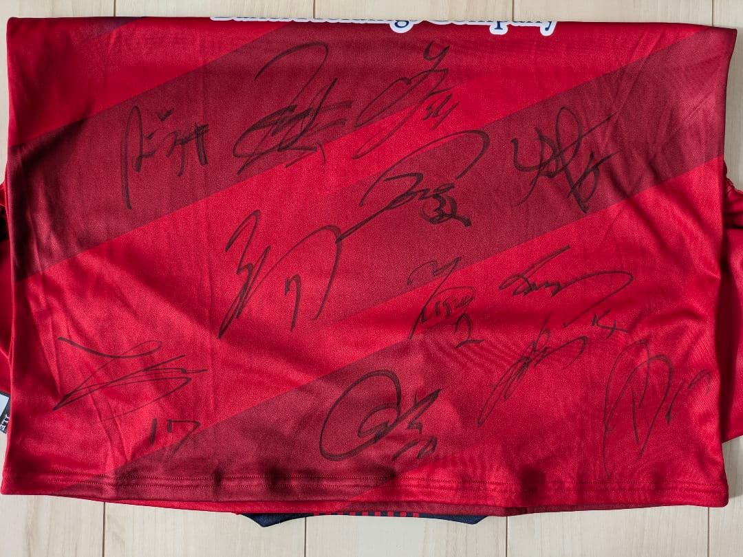 いわきＦＣ　サイン入りユニフォーム