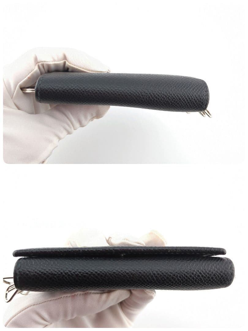 【美品】BVLGARI ブルガリ ブラック レザー 6連キーケース