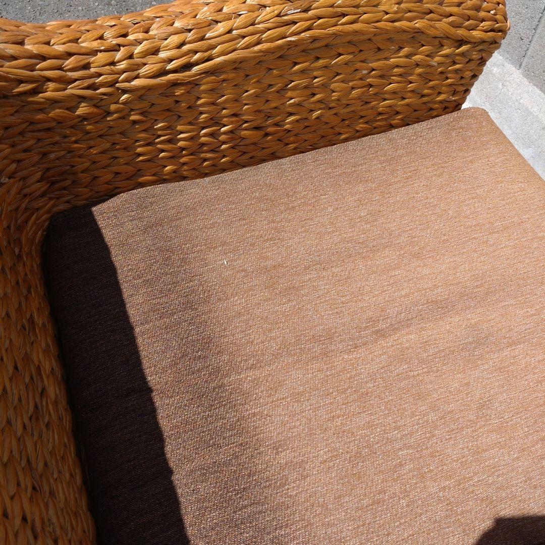 バリ風　1人掛けソファ　リゾート ウォーターヒヤシンス