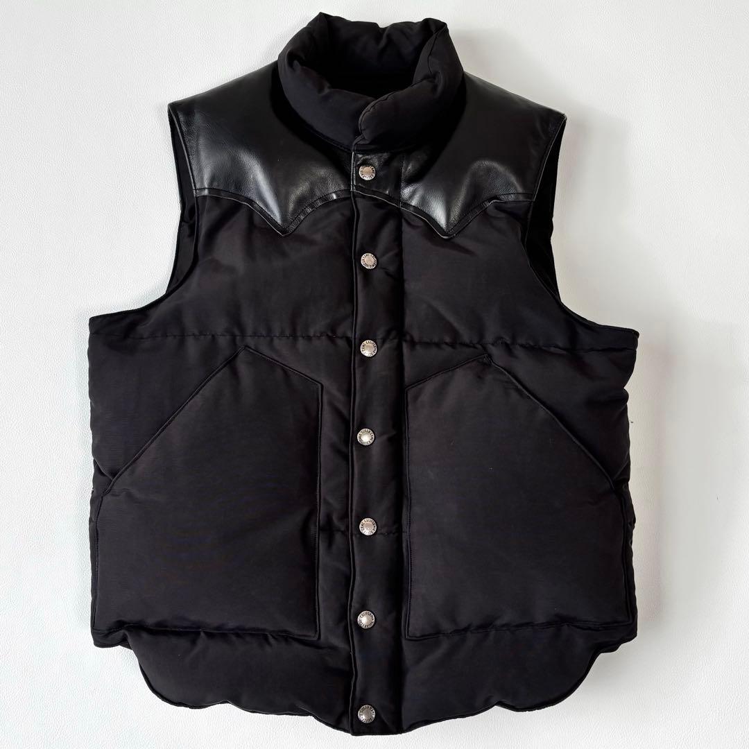 シュガーケーン SUGAR CANE ダウンベスト ブラック S