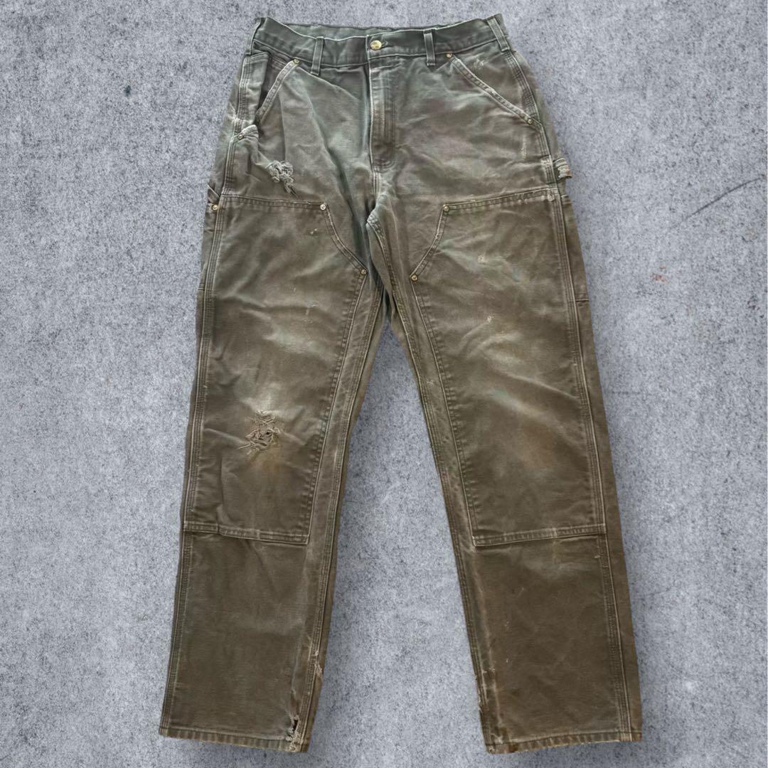 K*N様 USA製 Carhartt B01 ダブルニー MOS フェード ペン