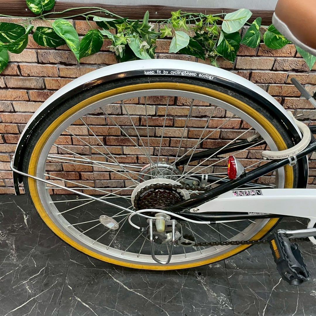 【93】子供用自転車 子供車 MAHALO ブラック 24インチ 変速付き