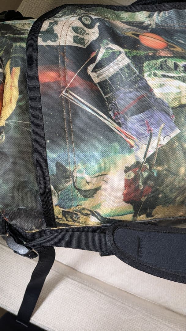 希少美品✨️限定柄　ノースフェイス　ダッフル S セピアブラウンハイカープリント