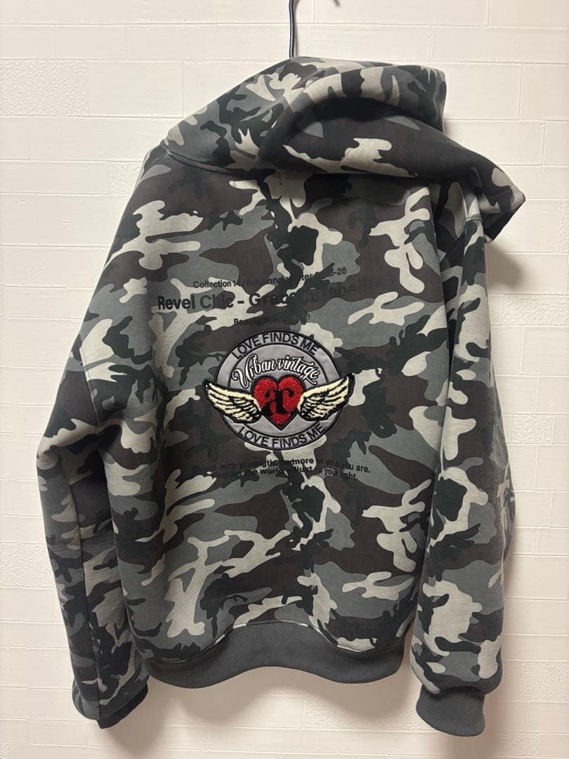 ACLENT エンジェルハートロゴジップフーディ