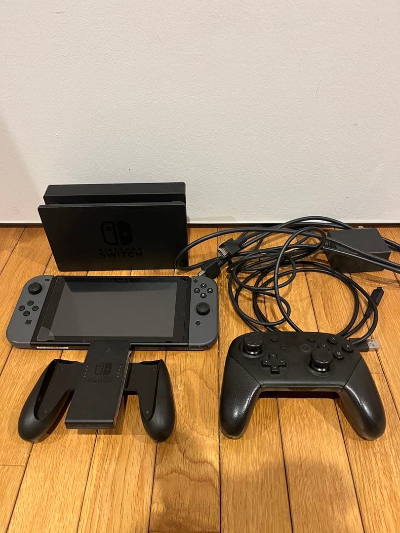 Nintendo Switch 本体 グレー プロコン付