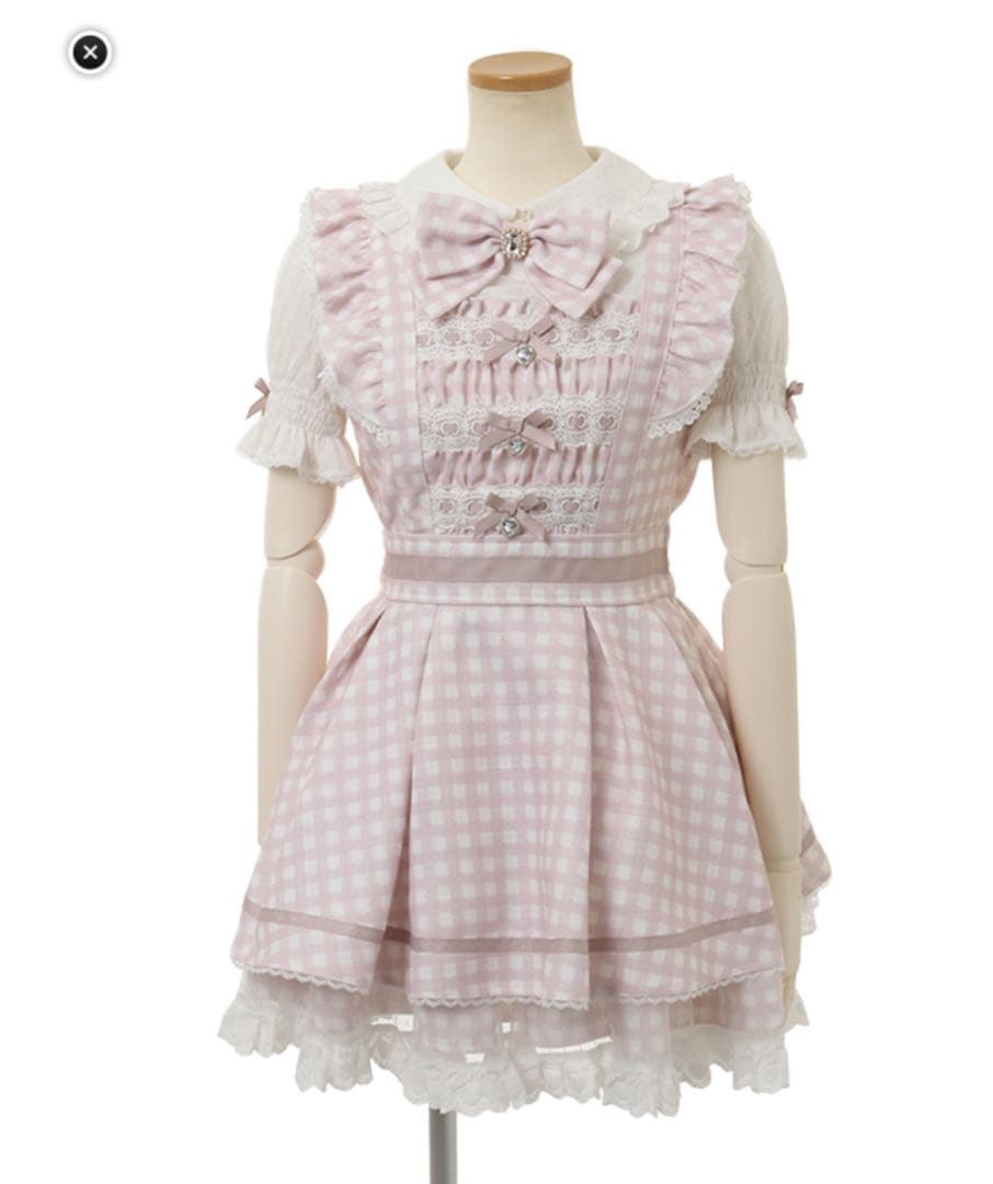 LIZLISA ギンガムツイードセットアップ