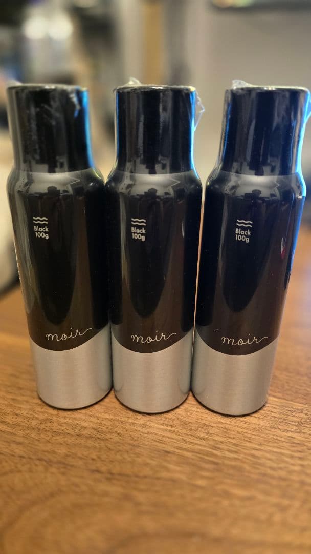 新品未使用 moir ヘアスプレー ブラック 100g 3本セット