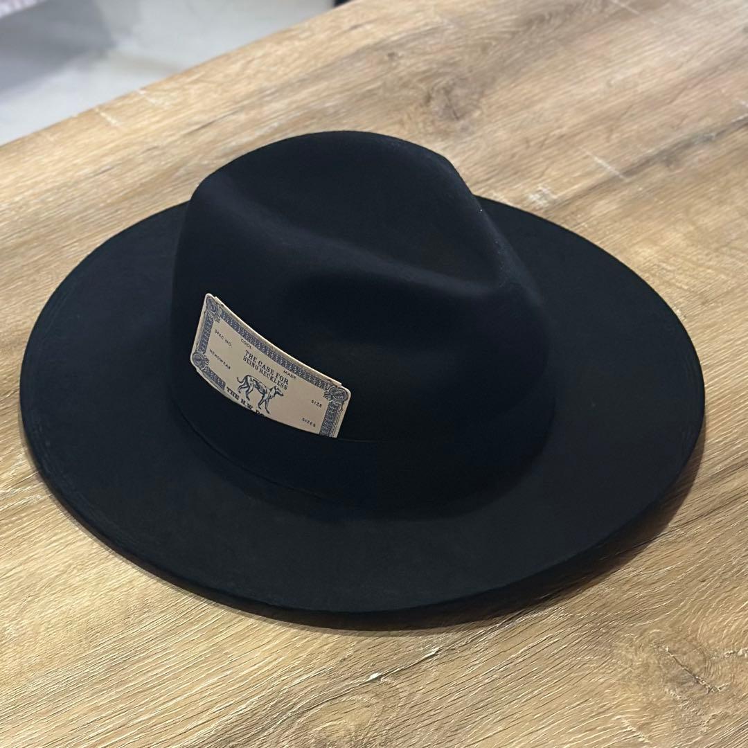 [美品] THE.H.W.DOG&COトラベラーハット ブラック