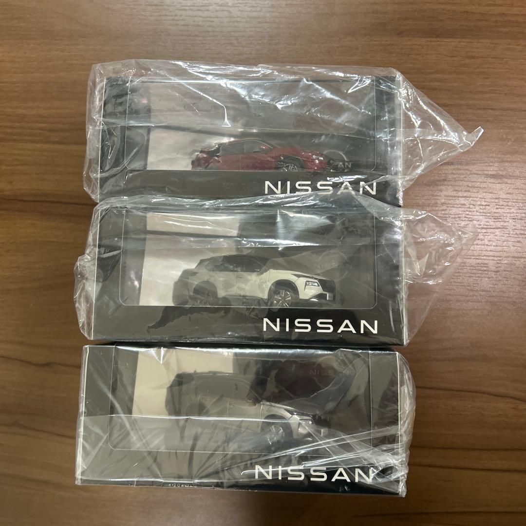 【3個セット】 NISSAN X-TRAIL 1/43 ミニカー　エクストレイル