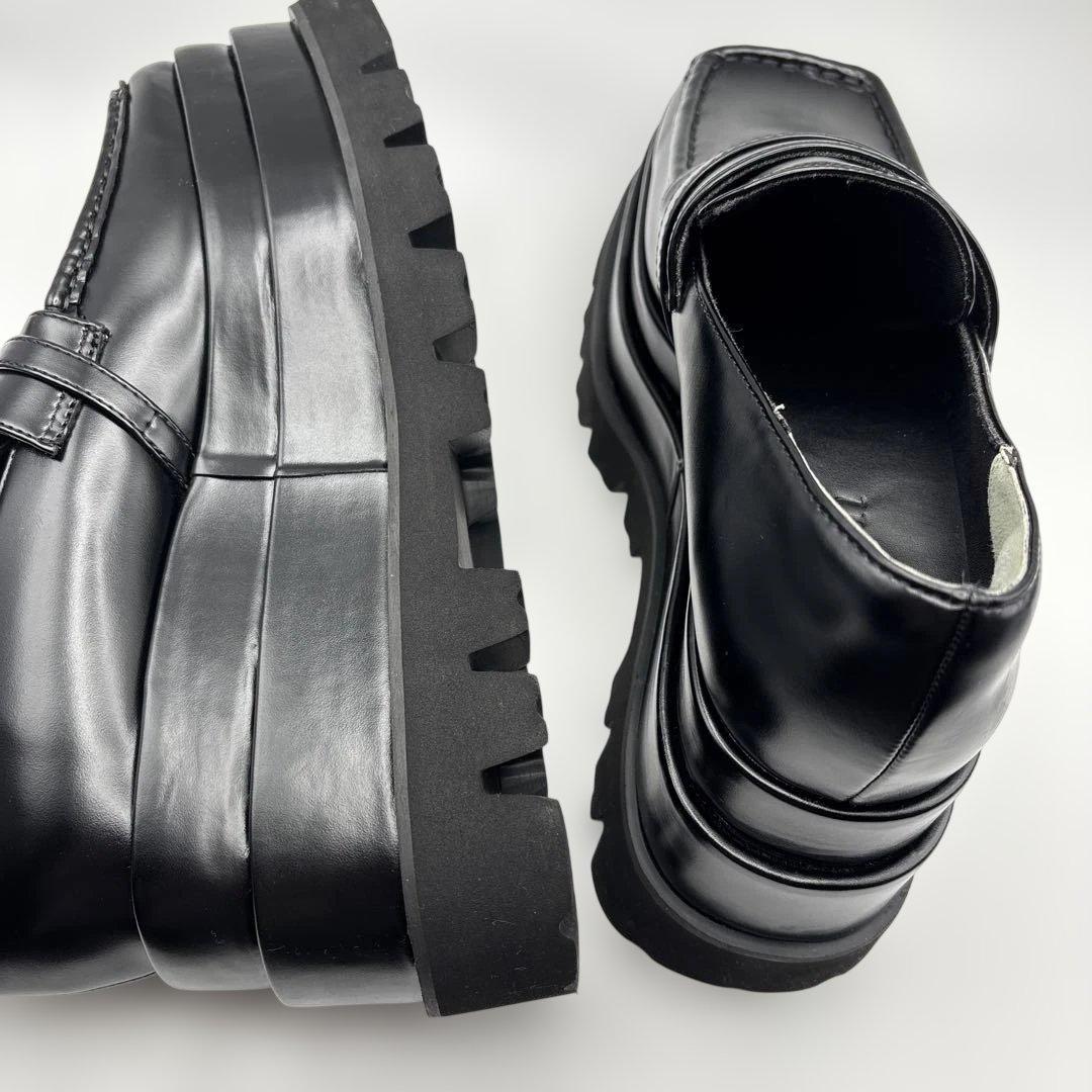 美品 プラットフォームローファー XLサイズ 革靴　Darich