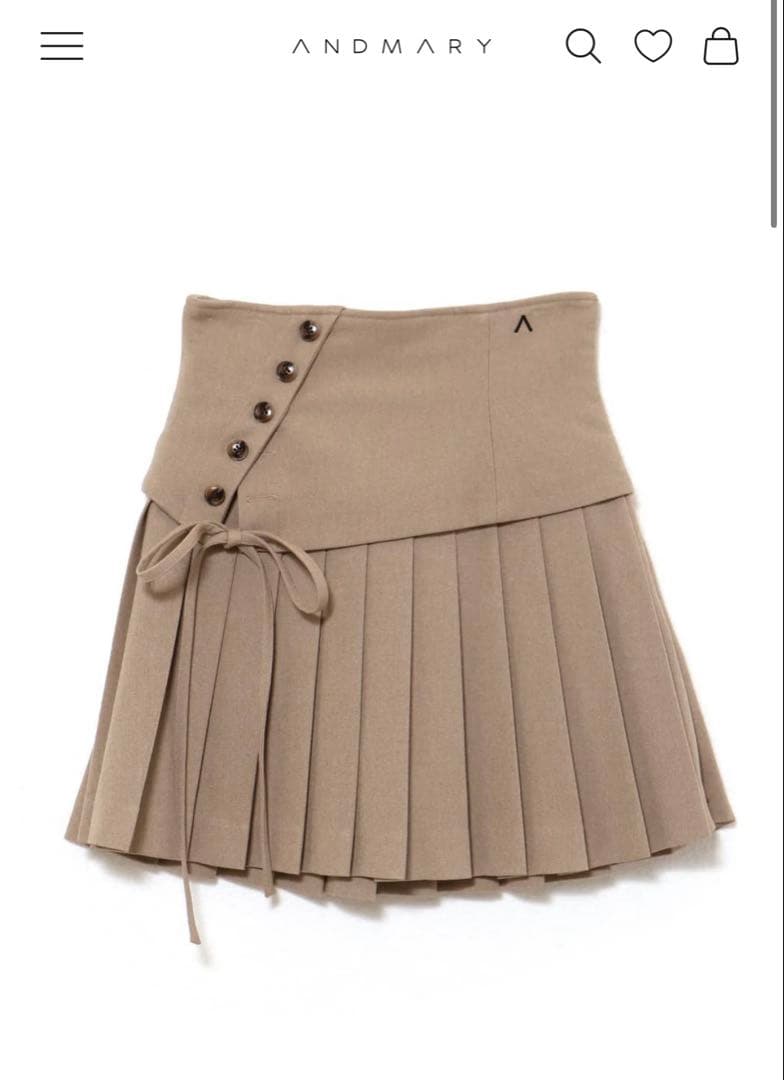 スカート Jade highwaist mini skirt