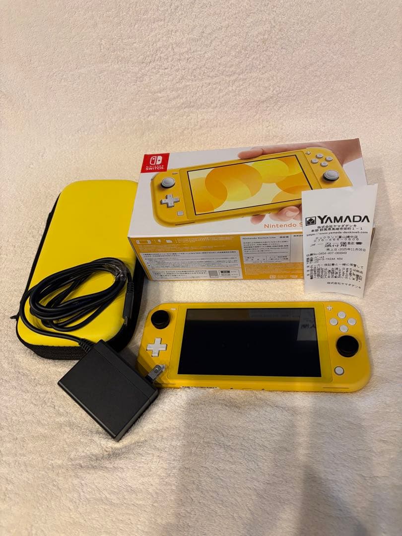 【美品】Nintendo Switch Lite イエロー 本体 付属品あり