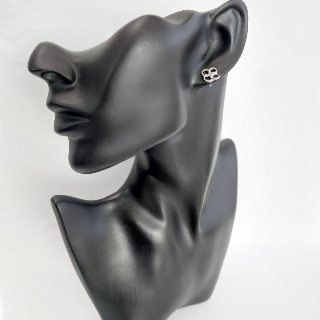 【希少】ティファニー pt950 クアドロフォリオ ピアス 片耳用 5629