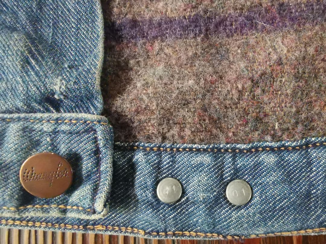 Wrangler白タグ後期60s70sヴィンテージGジャンラングラー