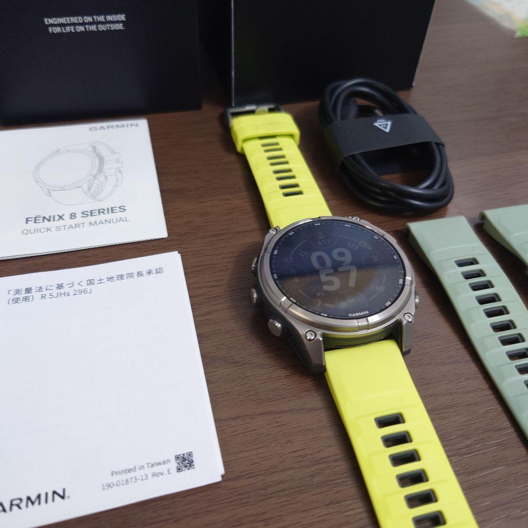 時計 GARMIN FENIX8 DUAL POWER SAPPHIRE 47mm