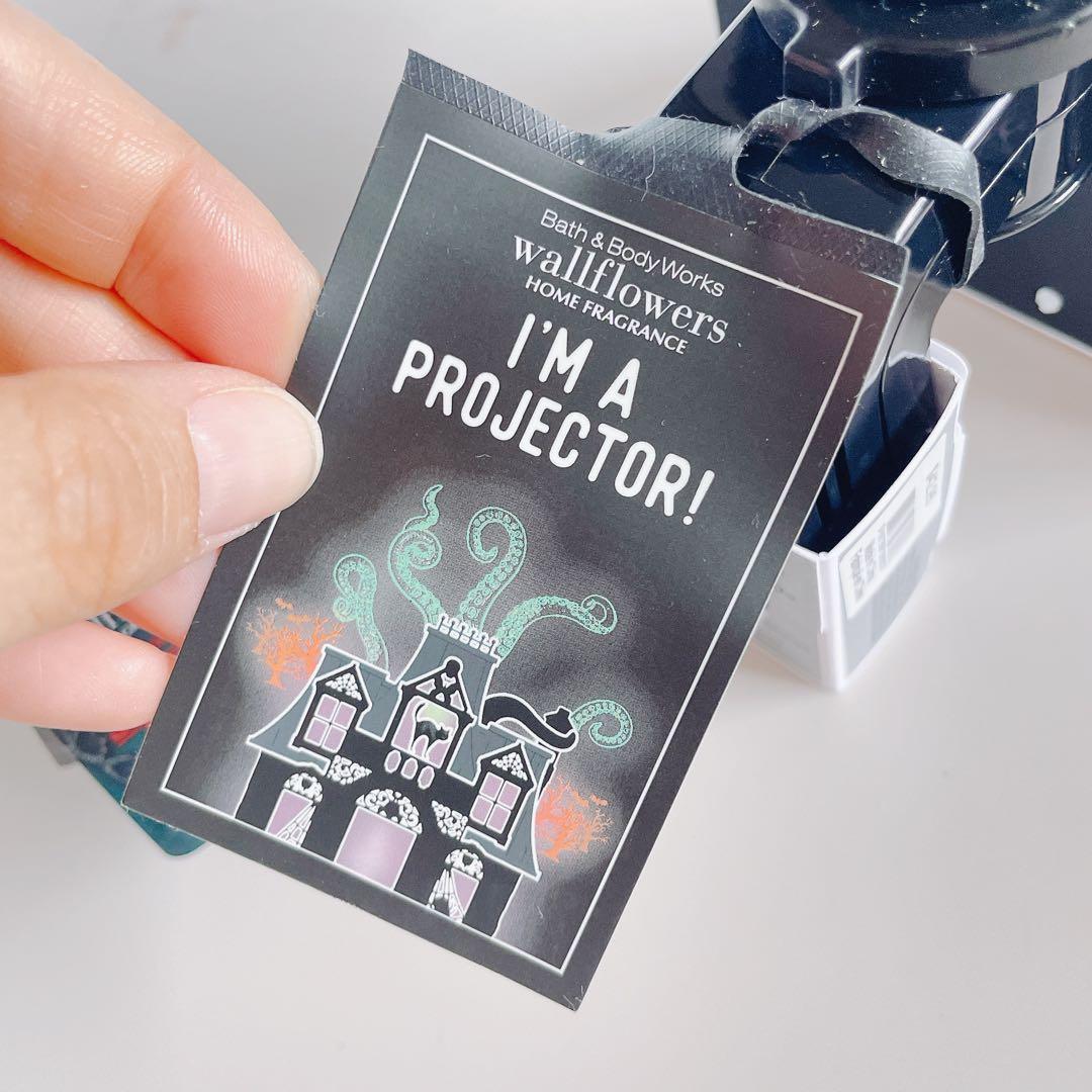 ハロウィン　プロジェクター　バスアンドボディワークス　ウォールフラワー