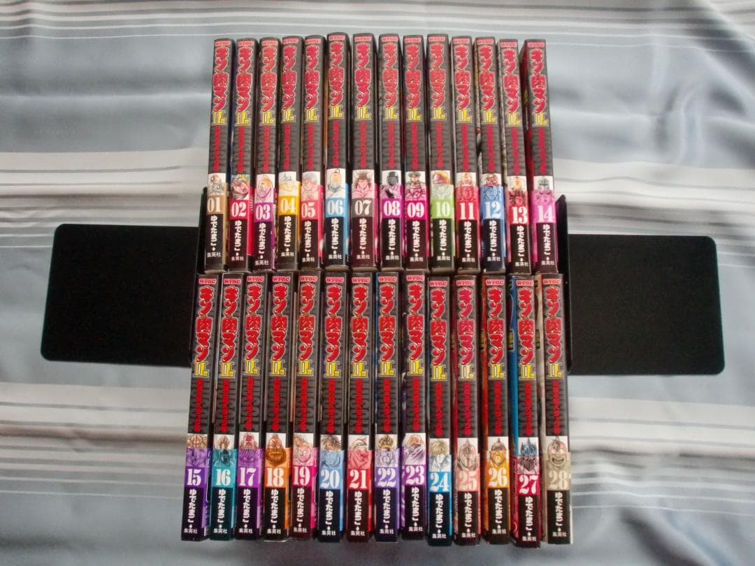 【全巻 初刷 帯あり】 キン肉マンⅡ世　究極の超人タッグ編　1～28巻