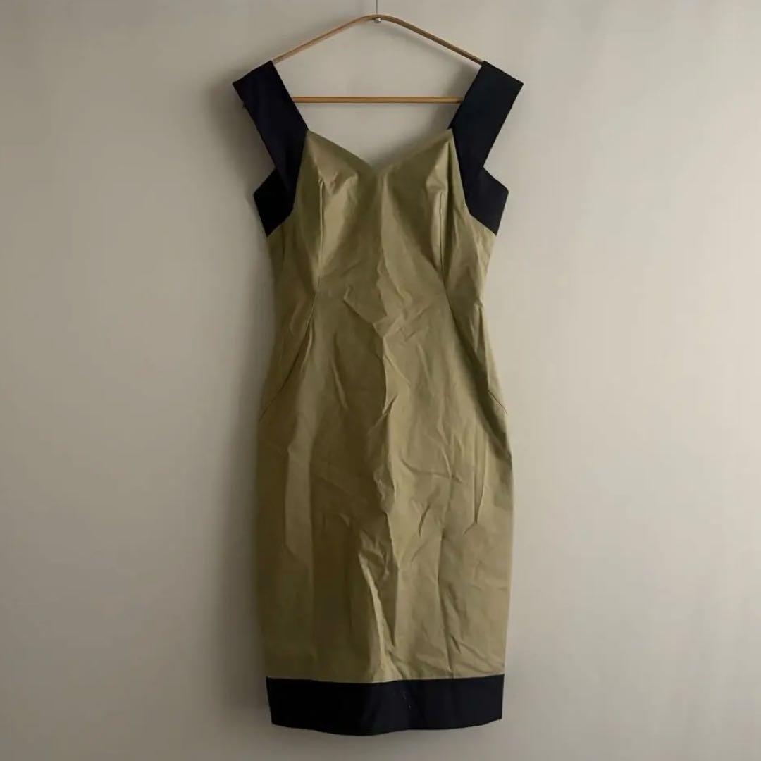 【Vivienne Westwood】bi-colour dress