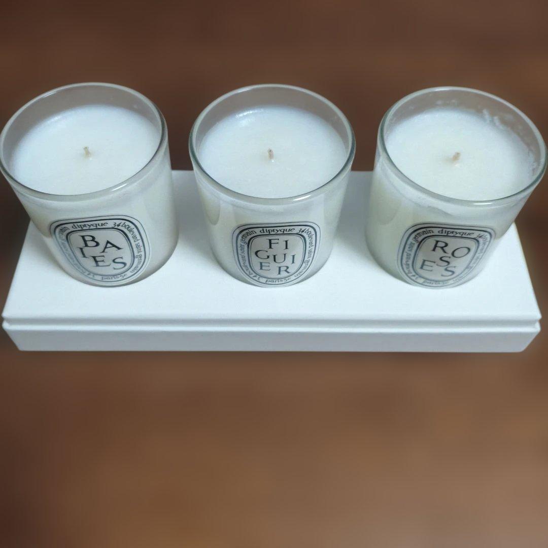diptyque ミニキャンドル コフレ 70g×3個セット
