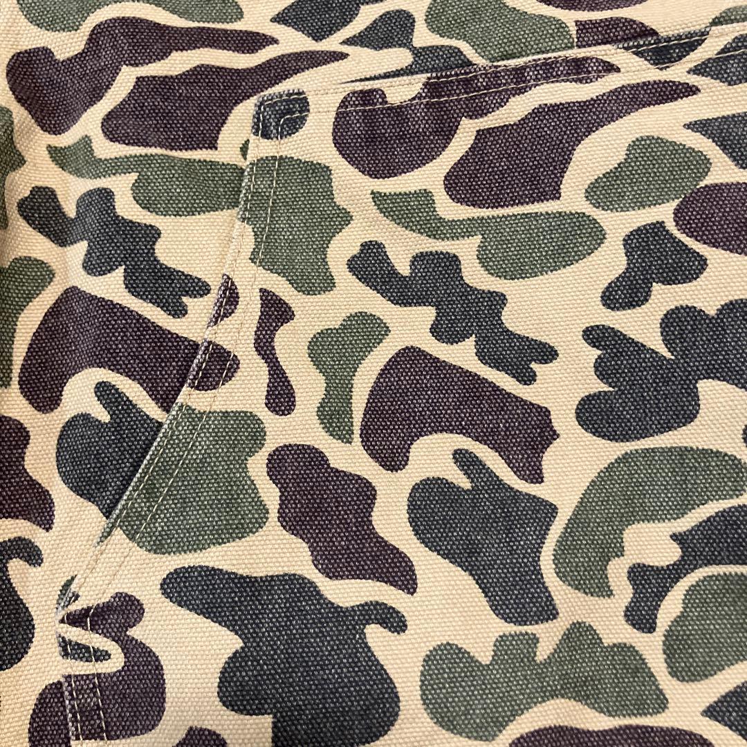 Stüssy カモフラージュ ダブルニー　ワークパンツ 30