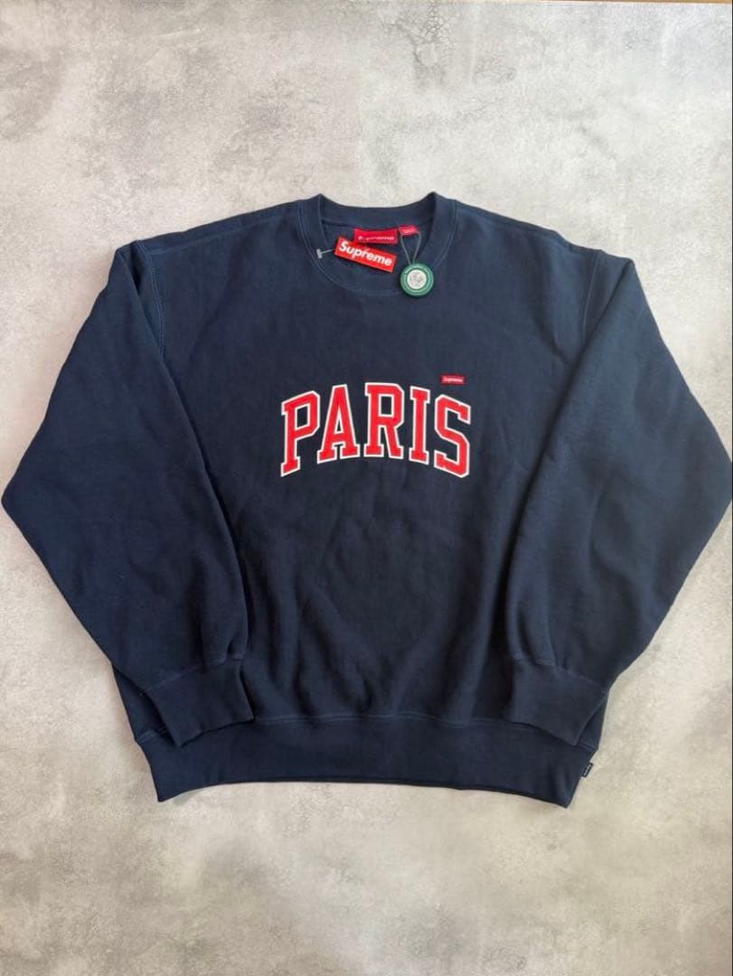レア☆Supreme パリ限定　Small Box Crewneck M