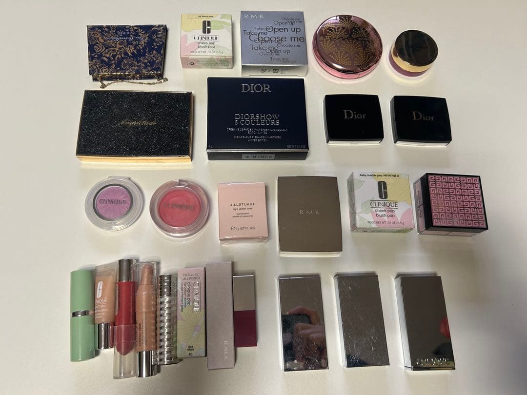 化粧品　コスメ　まとめ売り Dior Clinique RMK メイクアップ