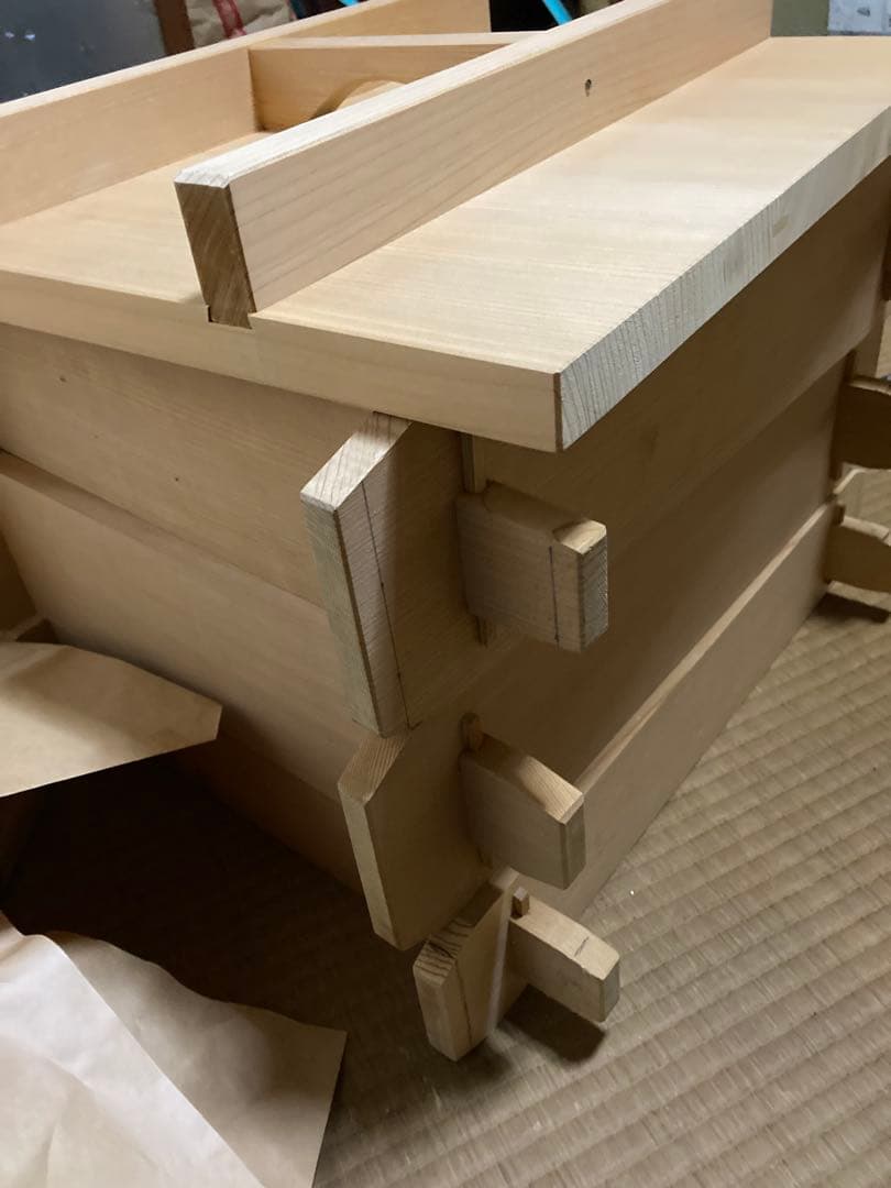 ま*る様 角セイロ3個＋蓋