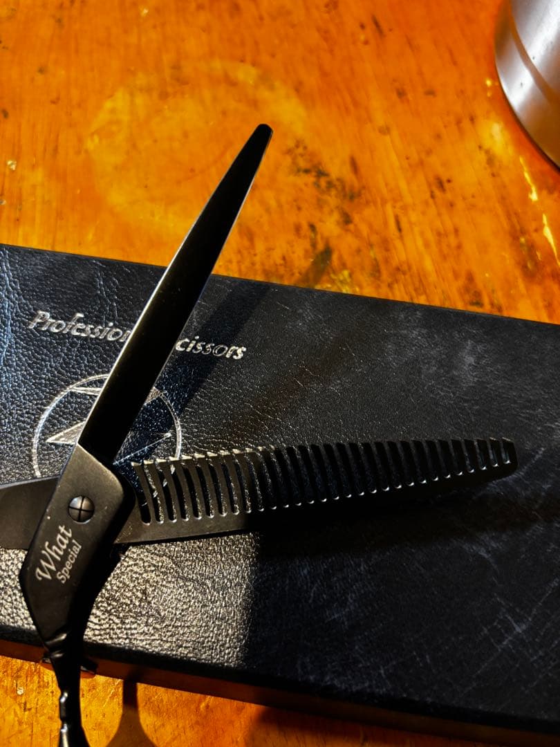 Mork シザー what special マットブラック セニング 特殊加工品