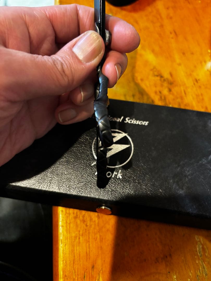 Mork シザー what special マットブラック セニング 特殊加工品