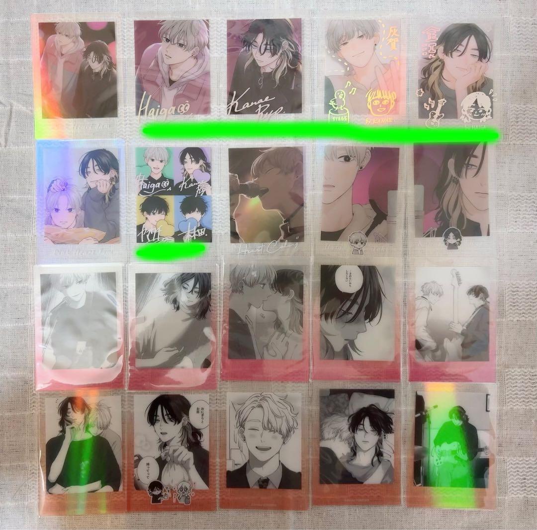 BL 「ピンクハートジャム」 ぱしゃこれ コンプリート 下線 箔押し 5点