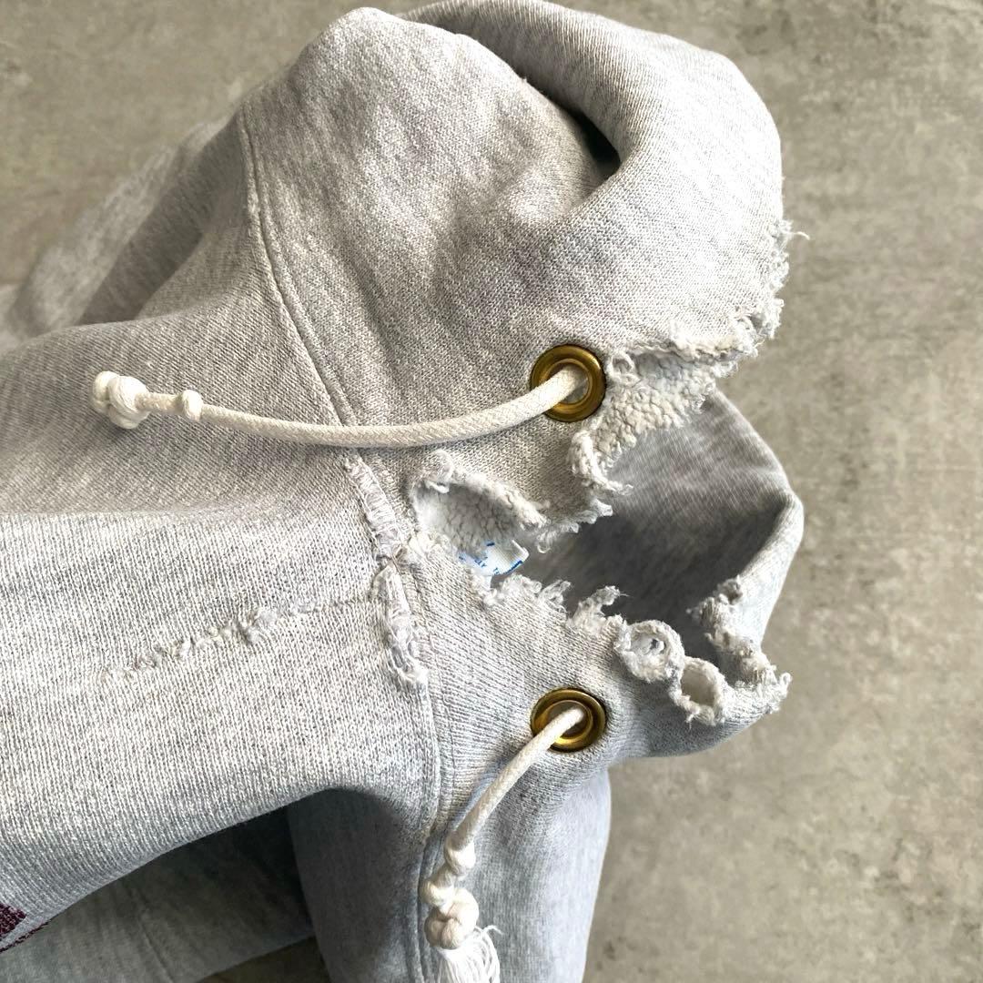 スペシャル雰囲気◎80sチャンピオンRISDリバースウィーブUSA製パーカーL