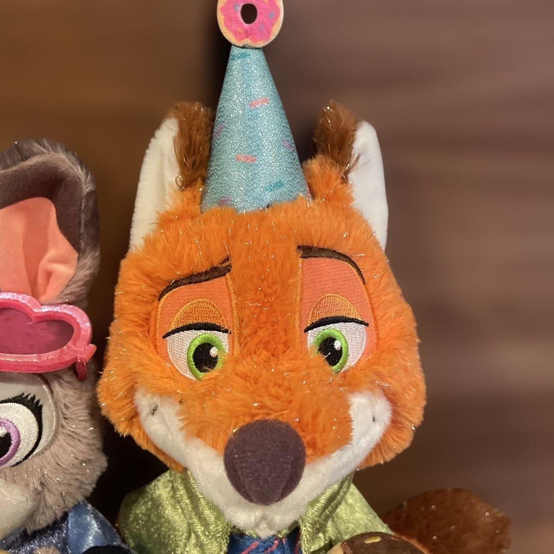 ディズニーストア　ズートピア　ニック　ジュディ　ぬいぐるみ　10周年　お顔厳選