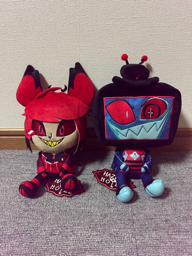 ハズビンホテルへようこそ アラスター ヴォックス ぬいぐるみ 2種 ラウワン限定